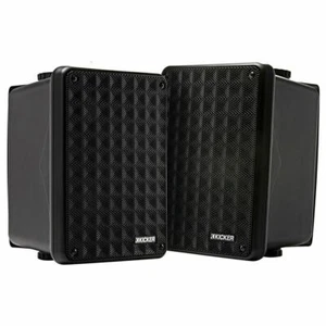 Kicker KB6 2-Way 150W Outdoor Indoor Speakers - Black *46KB6B - Picture 1 of 7