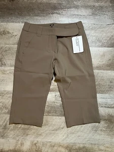 Neu mit Etikett Oakley Microsuede Damen Caprihose Größe 6 steinfarben/khaki - Bild 1 von 4