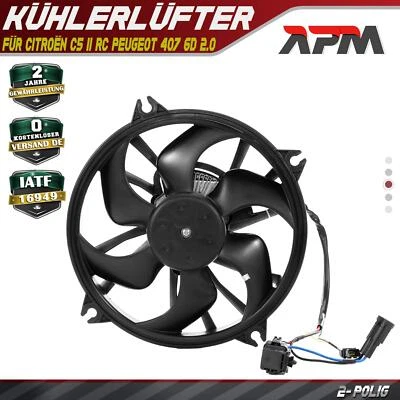Ventilador refrigeración motor ventilador radiador Citroën C5 II RC Peugeot 407 6D 6C 6E 2.0 - Imagen 1 de 4