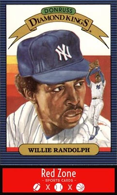 1986 Donruss - #16 Willie Randolph NM. - Image 1 of 2