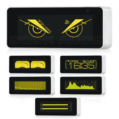 Hi-end OLED Sound Level Meter Audio Spectrum Analyzer Digital Home Decor Clock - Image 1 of 4