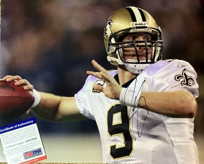 DREW BREES Autographed Signed 11x14 New Orleans Saints PHOTO PSA/DNA CERT NFL - Image 1 of 4