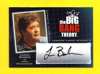 Cryptozoic Big Bang Theory Season 5 Autograph A19 Lance Barber /Jimmy Speckerman - Image 1 of 3