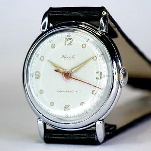 Vintage 40er J. 35mm KIENZLE Antimagnetic 10 Rubis Cal. 48 - bewegliche Anstöße - Bild 1 von 12