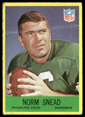 Norm Snead 1967 Philadelphia #142 Philadelphia Eagles - Image 1 of 2