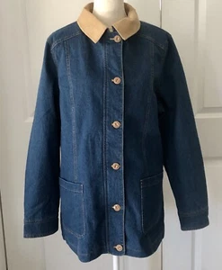 Jeansjacke Chadwicks Denim blau Größe L gefüttert kariert Langarm robust - Bild 1 von 12