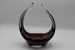 Glasschüssel Glasschale Schale Vintage Kunstvase - Bild 1 von 5