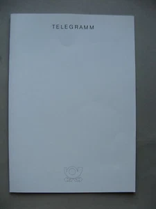 GERMANY BRD, ill. telegramme 1985, never used CTO FDC J.S. Bach, music composer - Picture 1 of 3