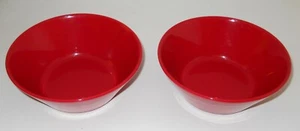Kaj Franck Vintage Red Teema Bowls Iittala Arabia Finland - Picture 1 of 2