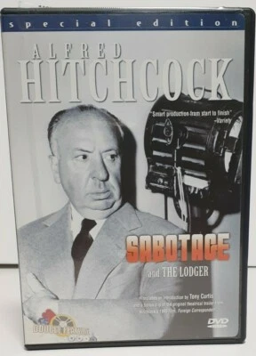 Alfred Hitchcock Special Edition: Sabotage/The Lodger (DVD, 1999) Good condition - Image 1 of 4