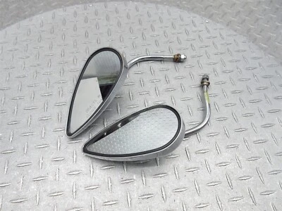 1990 Harley Davidson Softail FXST Left Right Rearview Rear View Mirror Glass Lot Foto 1 de 4