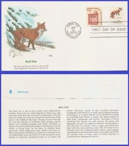 USA5 #1757 g U/A FLEETWOOD FDC zorro rojo - Imagen 1 de 1