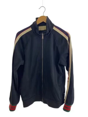 GUCCI Track Jacket/ Medium/ Polyester/ Black/ Technical Jersey - Image 1 of 4
