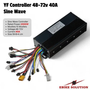 48-72V 40A YF E-bike Brushless Motor Controller Sine Wave Dual Mode - Picture 1 of 8