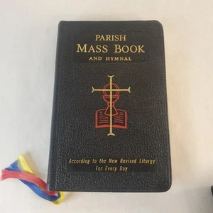 1965 Parish Mass Book & Hymnal St Joseph Ed. Catholic Prayer Book Leather - Picture 1 of 13