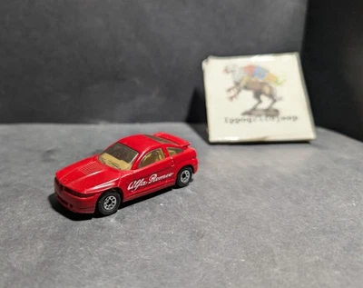 Modellino Matchbox Alfa Romeo SZ scala 1:43 rossa diecast car 1991 collezione - Immagine 1 di 4