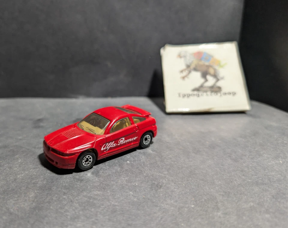 Modellino Matchbox Alfa Romeo SZ scala 1:43 rossa diecast car 1991 collezione - Immagine 1 di 4