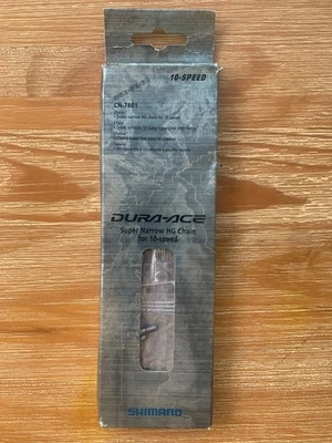 FOR SALE: Shimano Dura-Ace CN-7801 10-HG Speed Chain – NOS 116 Links – RARE! - image 1 of 3
