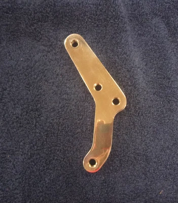 Adaptador de pinza delantera Gilroy Indian de 4 pistones Billet Foto 1 de 3