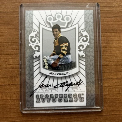 2013 Sportkings Series F Auto Silver Jean Cruguet #A-JC1 Auto w COA Horse Racing - Image 1 of 2