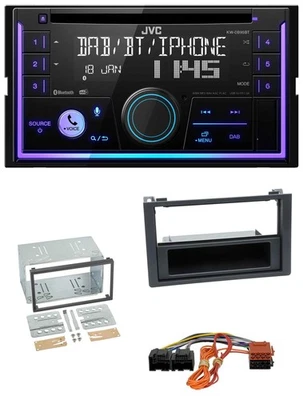 JVC MP3 USB 2DIN DAB Bluetooth CD Autoradio für Saab 9.3 Ys3F 2007-2012 - Bild 1 von 4