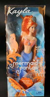 Barbie 2002 Mermaid Fantasy Kayla w/ Soft mermaid Body Orange 56764 - Image 1 of 4