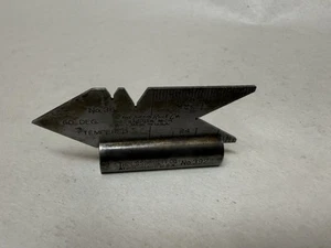 USA Starrett No. 392 Center Gauge Attachment & Lufkin Rule No. 36 Center Gage - Foto 1 di 3