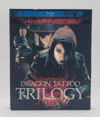 The Girl With The Dragon Tattoo Trilogy Extended Edition Blu-ray 4-Disc Set - Bild 1 von 4