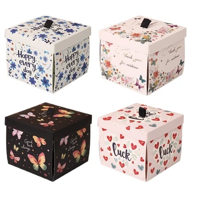 Exploding Present Box Exploding Butterfly Birthday Box Funny Butterfly fine - Image 1 of 4
