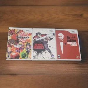 No More Heroes Godfather Blackhand Edition Bakugan Battle Brawlers Nintendo Wii - Picture 1 of 7