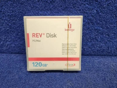 Lot of 10 Iomega REV 120GB Disk PC or Mac single NEW!! - Image 1 of 2