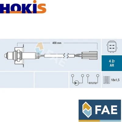LAMBDA SENSOR 75613 FOR NISSAN NAVARA/NP300/Platform/Chassis PATHFINDER/III 2.5L - Image 1 of 4