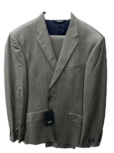 Paul Smith London Anzug taupe gestreift - Größe 40 Regular - Travel Ready Style! - Bild 1 von 10