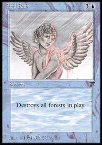 MTG English Acid Rain Medium Play Normal Legends - Picture 1 of 1