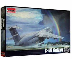 Lockheed C-5B Galaxy Transport Aircraft 1/144 Scale Plastic Model Kit RODEN 330 - Bild 1 von 12