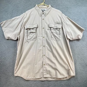 Columbia Angelhemd Herren XXL Omni Shade PFG Khaki Nylon Wanderausrüstung belüftet - Bild 1 von 23
