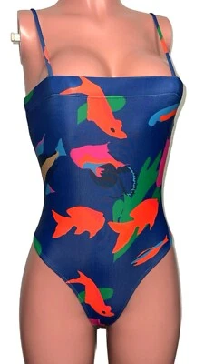 Sexy Venus Queen M Art Deco Pez Brillante Traje de Baño de Una Pieza Traje de Baño Playa Vacaciones Foto 1 de 3