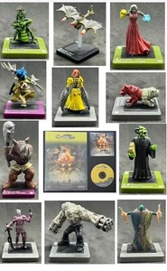 DREAMBLADE~11 X COLLECTABLE MINIATURES GAME + CD + REGOLAMENTO WIZARDS~PROMO - Picture 1 of 16