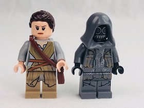 Genuine LEGO Minifig - (Star Wars) Rey & Unkar's Thug 75099 Mini Figure LOT of 2