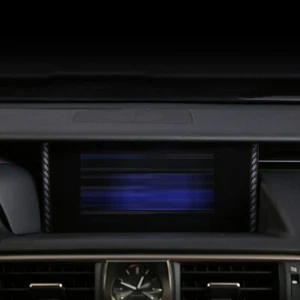 For Lexus IS250 2013-2020 Carbon Fiber GPS Navigation Screen Frame Trim Strips - Picture 1 of 5