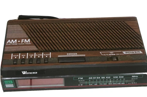 Vintage Westheimer Am/FM Clock Radio Cover
