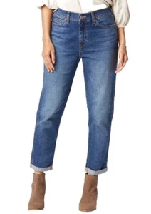 Signature by Levi Strauss & Co. Heritage Mid Rise Slim Fit Cuffed Boyfriend Jean - Picture 1 of 7