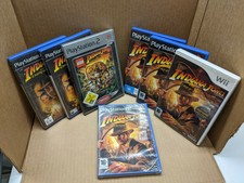 7 PAL Indiana Jones PlayStation 2/Wii Games Emperor's Tomb Staff of Kings PS2 UK