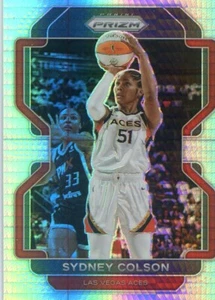 2022 Panini Prizm WNBA SYDNEY COLSON #63 HYPER PRIZM ACES - Picture 1 of 1