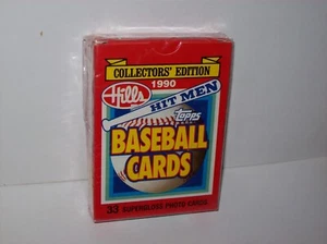 Carte da baseball Topps Hills Hit Men 1990 edizione da collezione set sigillato in fabbrica - Foto 1 di 2