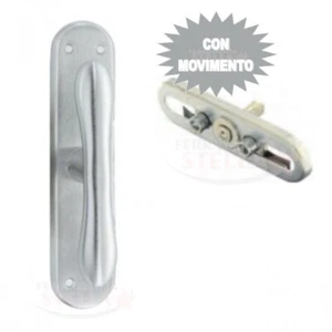 CREMONESE MANIGLIA PER FINESTRA FINESTRE BALCONI BALCONE OTTONE CROMO SATINATO - Foto 1 di 4