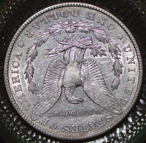 1904-S Morgan Silver Dollar XF/AU Very Nice in hand Good luster - Picture 1 of 6