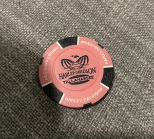 TALLAHASSEE HARLEY DAVIDSON ~ BIKER POKER CHIP - Picture 1 of 2