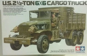 Tamiya 35218, 1/35 scale U.S. 2 1/2 ton 6 × 6 Cargo truck.  - Picture 1 of 5
