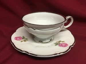 Hutschenreuther 8158 Belrose 2 1/4" Cup & Saucer - Picture 1 of 3